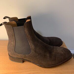 Beckett Simonon Bolton Chelsea Boots - Brown Suede Size 10